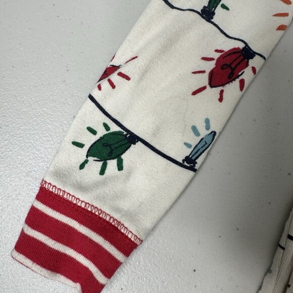 Little Blue House Christmas Pajamas Kids Size 6 Merry and Bright Bum Lights - Picture 3 of 8